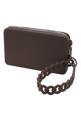 Havaianas Dunkelbraune Mini-Kettentasche Nude