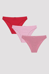 Womensecret Heart 3 pack  Slip Panties printed