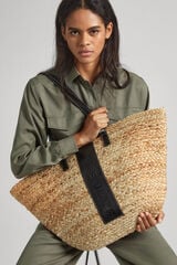 Womensecret Straw Tote Bag természetes
