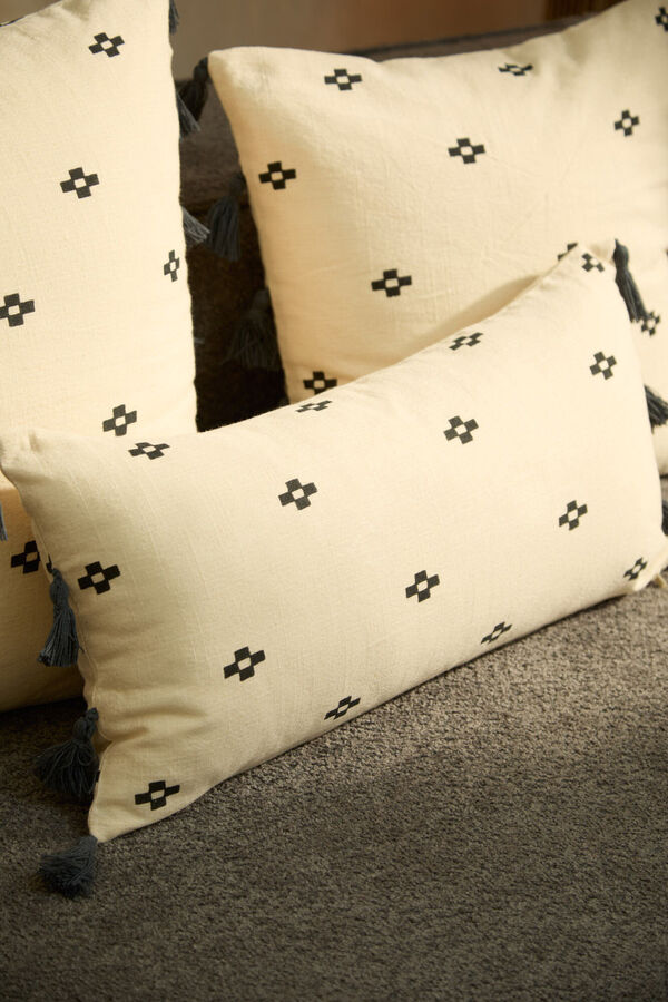 Calma House Kobe rectangular cotton cushion case 30x60 printed