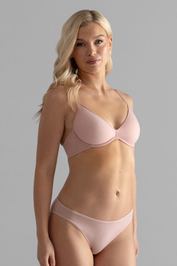 Dorina Deep neckline bra Noa pink