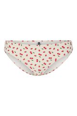 Pieces Glitter bikini bottoms white