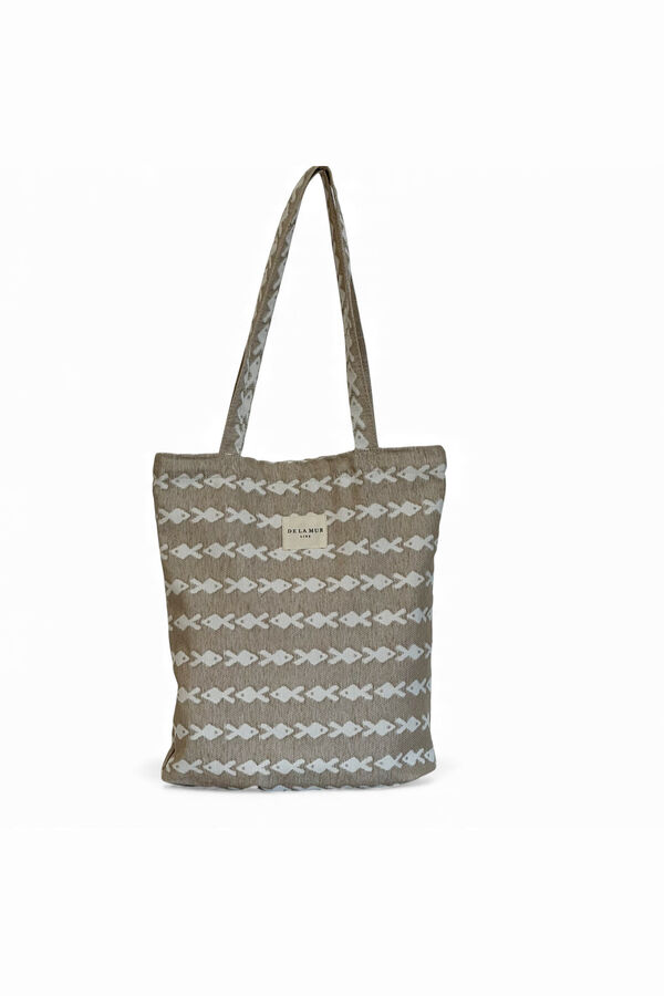 De La Mur Bolsa Peque&ntilde;a Cremallera Pesc beige