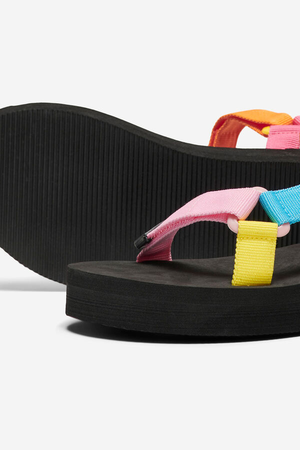 Womensecret Women's sandals with velcro Fuksija