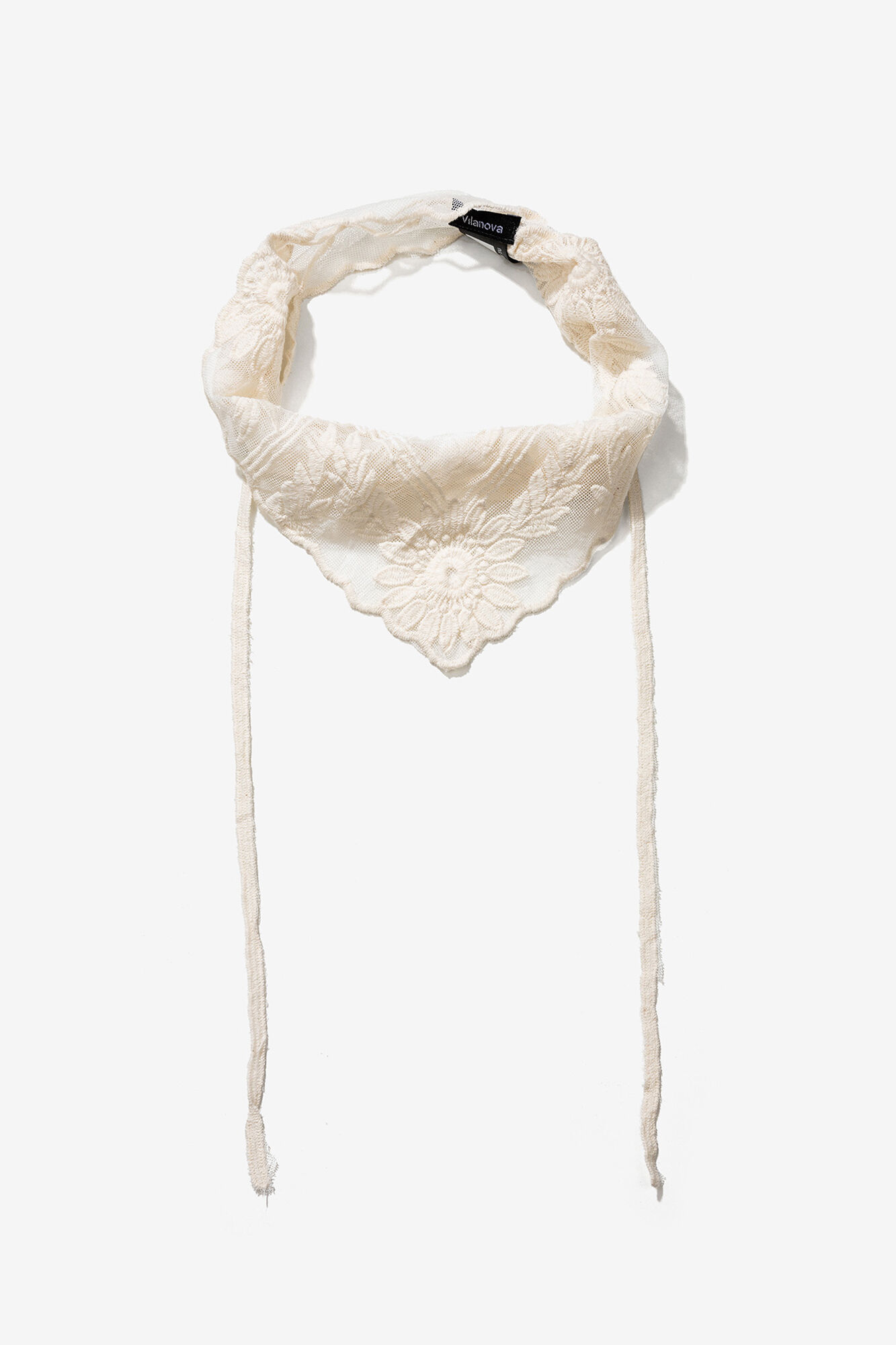 Vilanova Bandana de encaje floral