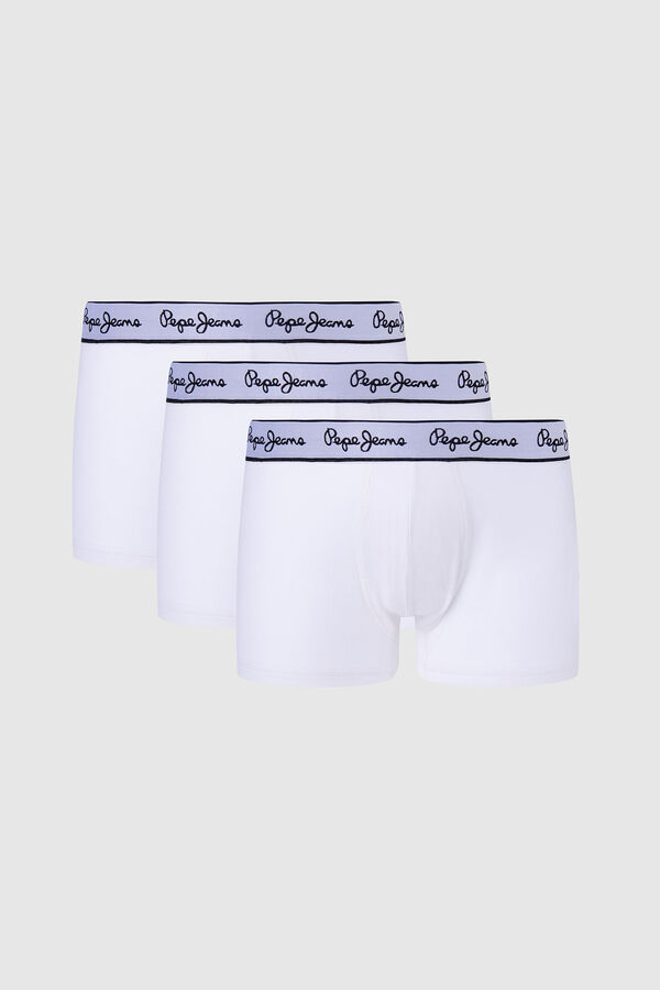 Womensecret Stretch cotton boxers blanc
