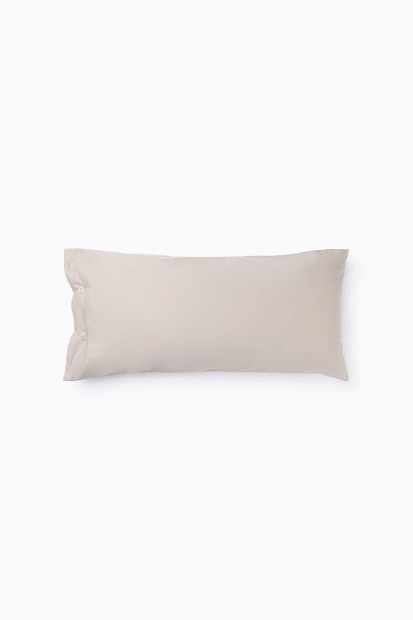 Textura Percale cotton pillowcase brown