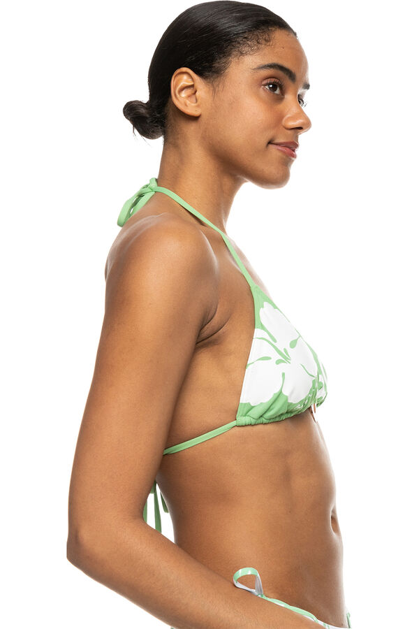 Womensecret Tiki Tri bikini top for women green