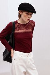 Cotonella Round neck long sleeve T-shirt printed
