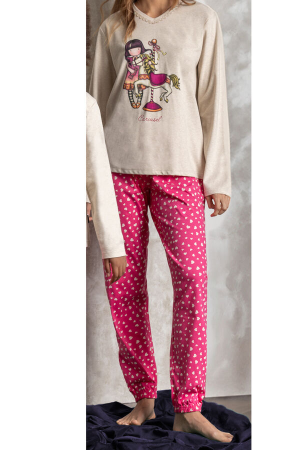 Admas Pijama carousel para Mujer SANTORO GORJUSS&nbsp; beige