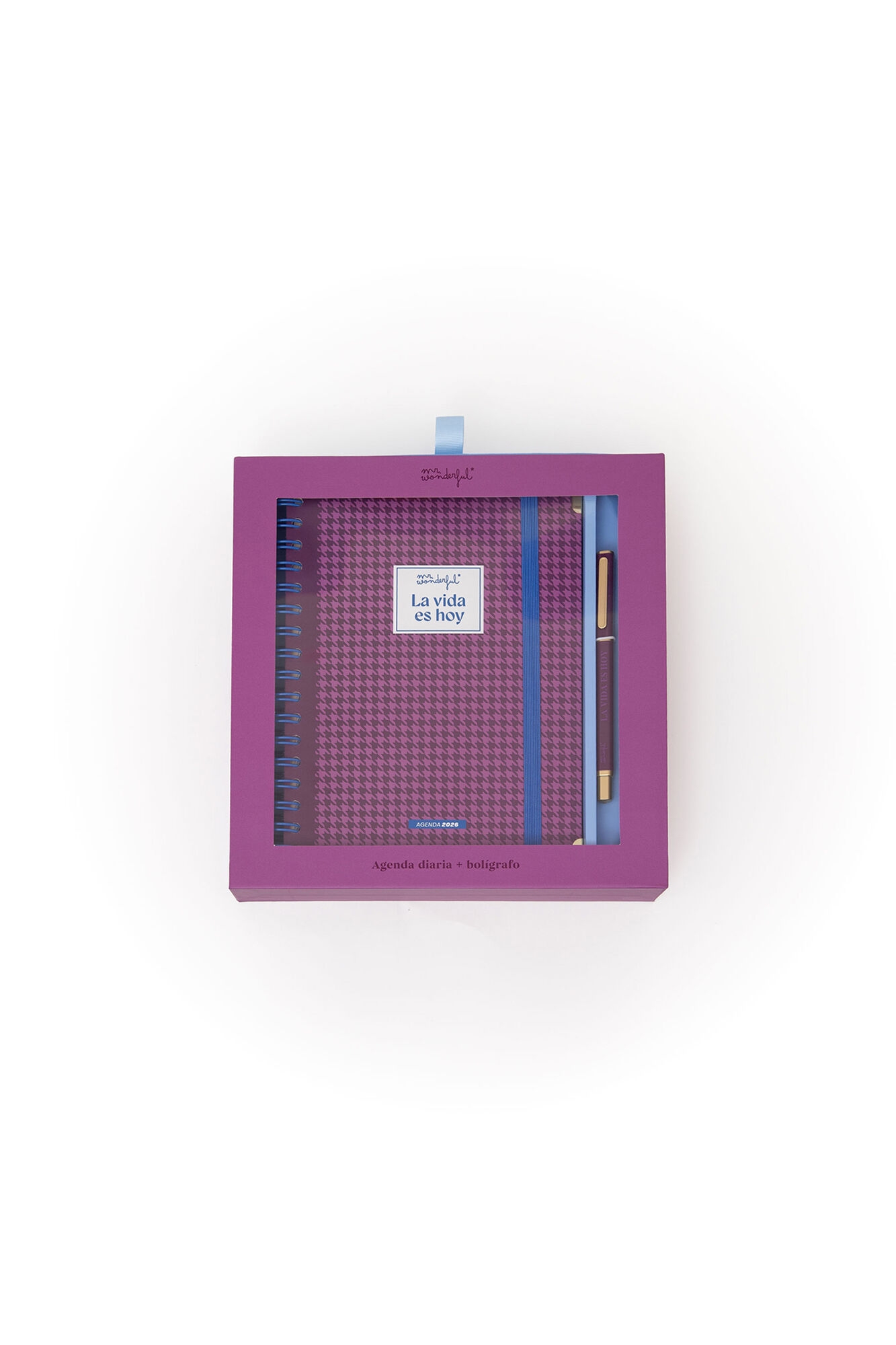 Mr. Wonderful Set de Agenda Office 2026 Diaria + boli - La vida es hoy