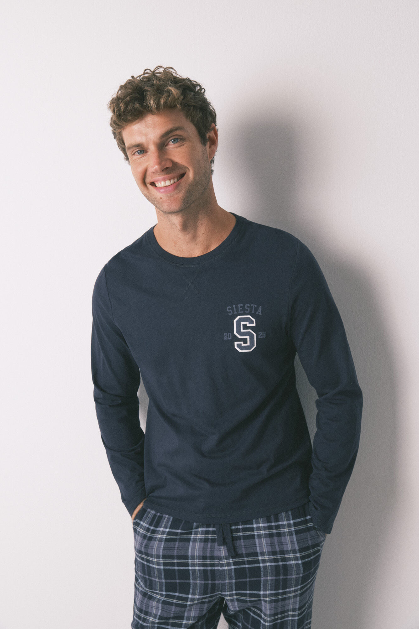 Women'secret Pyjama long, 100% coton, &agrave; carreaux