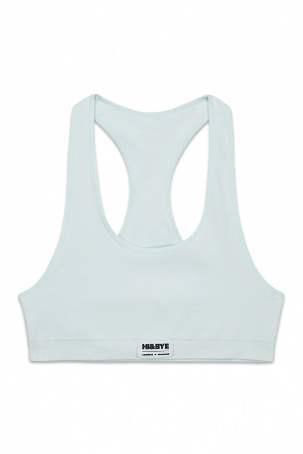 HI&BYE Green seamless sports bra green