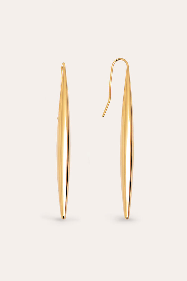 Singularu Irati Gold Plated Steel Earrings printed