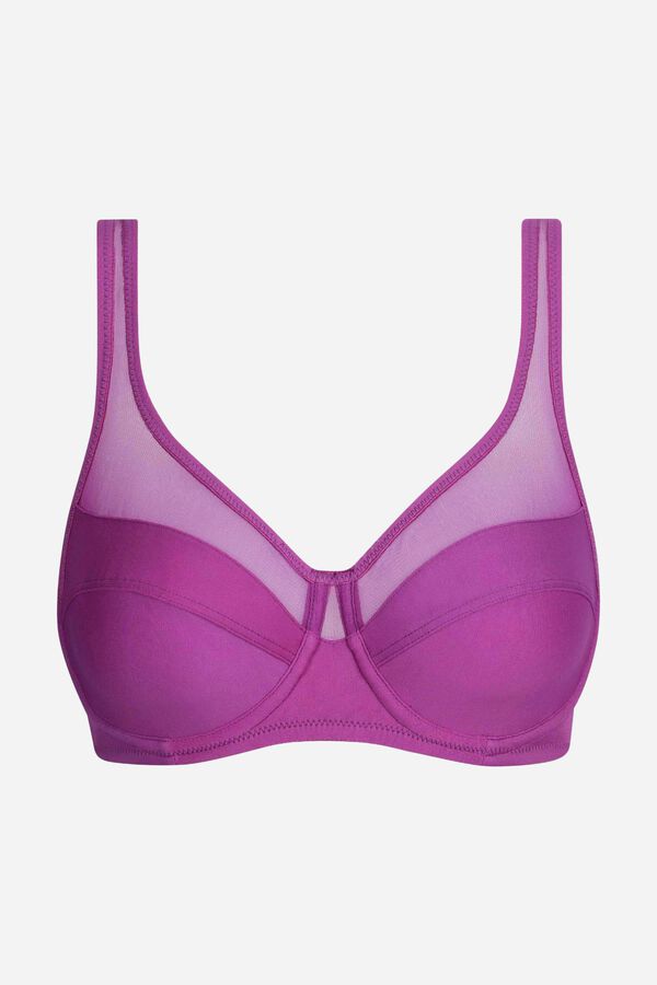 DIM Generous underwired full cup bra DIM rose
