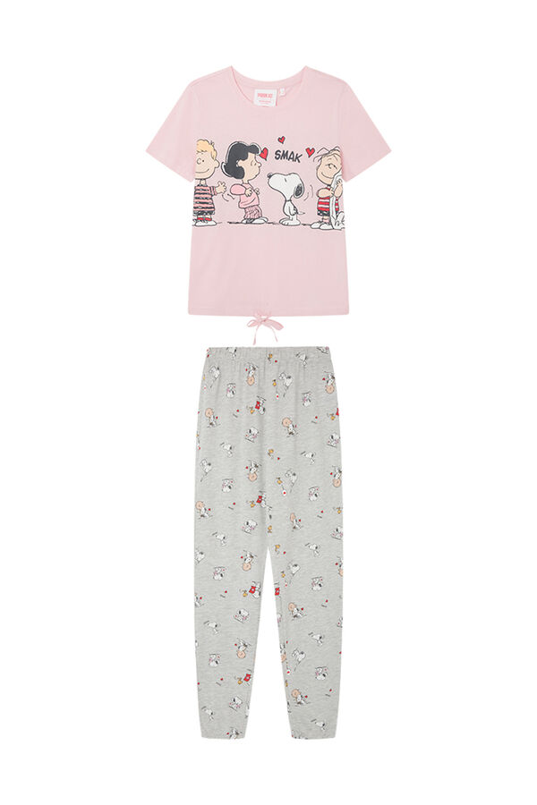 Womensecret Pyjama 100 % coton Snoopy rose