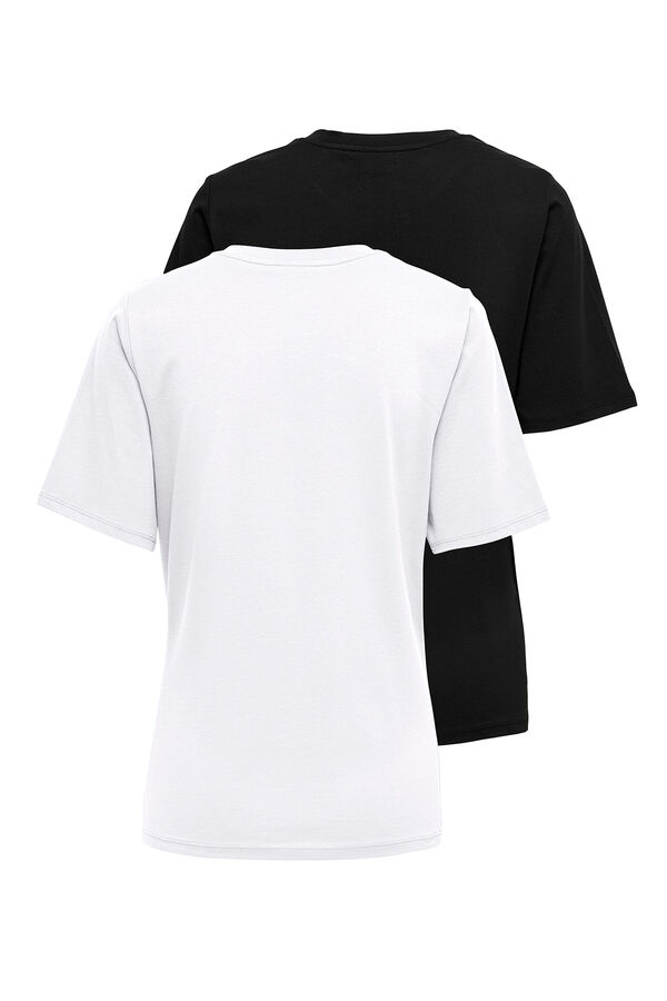 Only Maternity Pack de 2 camisetas maternity negro