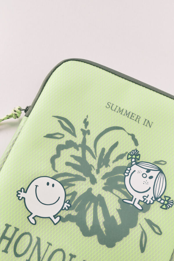 Women'secret Mr. Men &trade; & Little Miss&trade; tablet case green