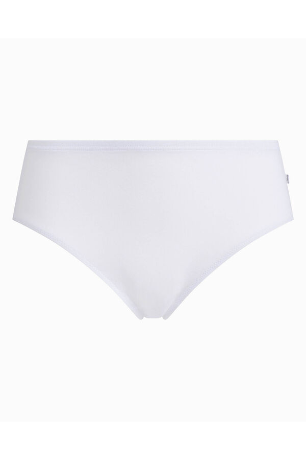 Playtex Braga midi de algod&oacute;n modal blanco