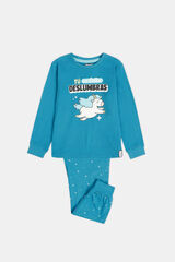 Mr. Wonderful Pijama manga larga ni&ntilde;a - Deslumbras Mr Wonderful azul