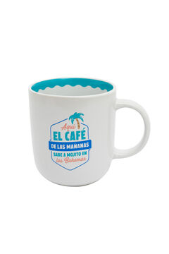 Womensecret Mug - Morning coffee here tastes like a mojito in the Bahamas mit Print