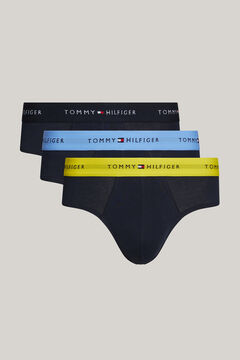 Womensecret 3-pack briefs with coloured waistbands printed