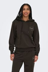 Only Play Hooded sweatshirt nude