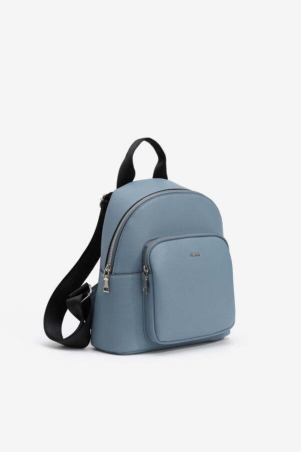 Womensecret Faux Leather Backpack kék