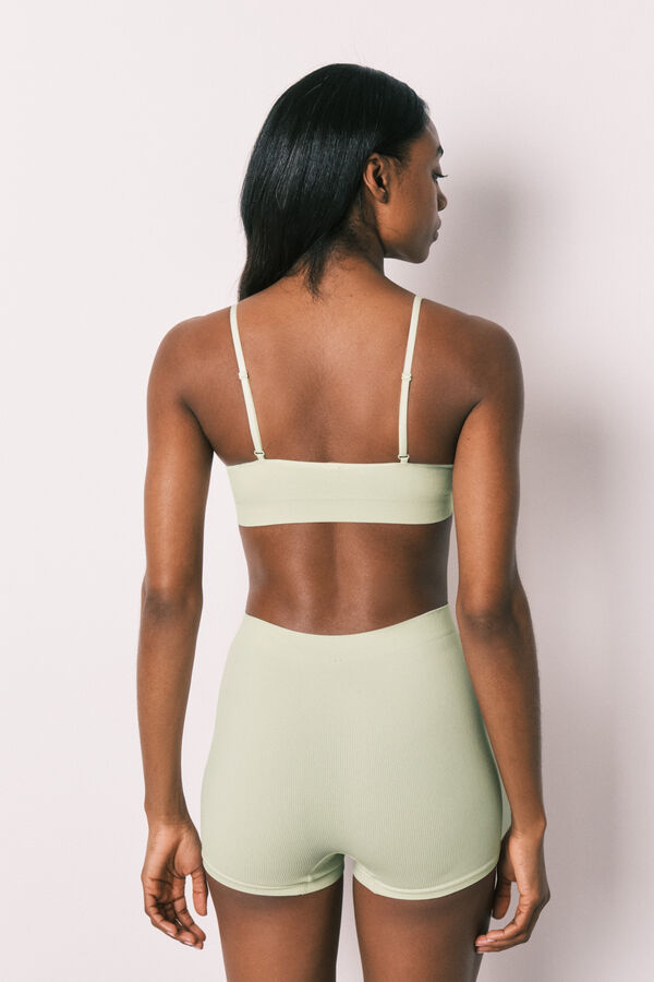 Women'secret Boxer sin costuras verde verde