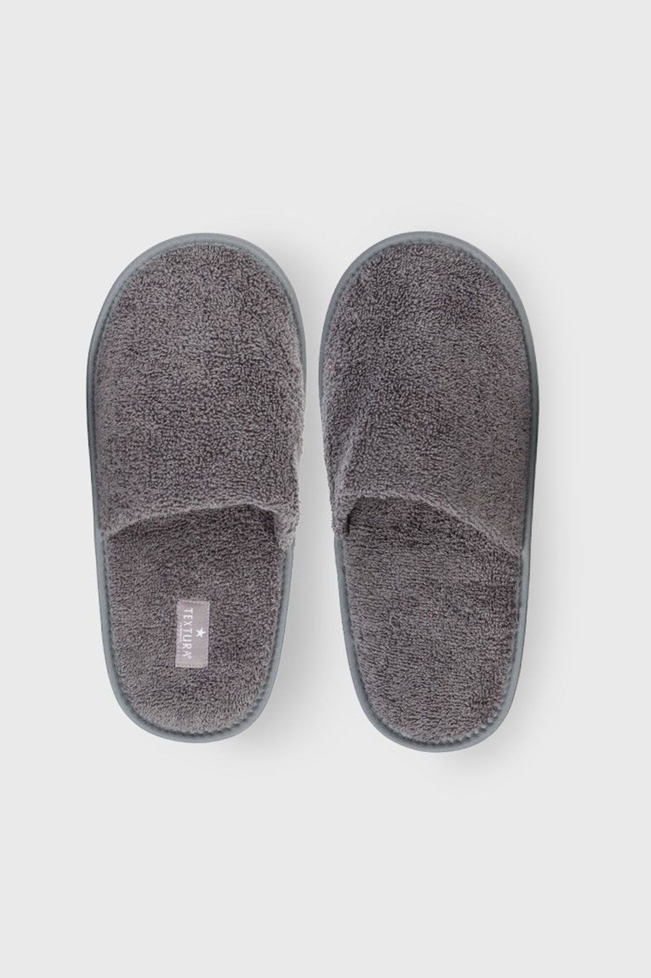 Textura Cotton towelling slippers