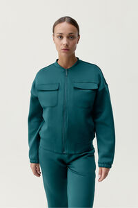 Born Living Yoga Sportjacke Graft Deep Green