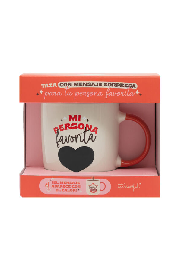 Womensecret Mug with surprise message - Mi persona favorita... eres tú S uzorkom