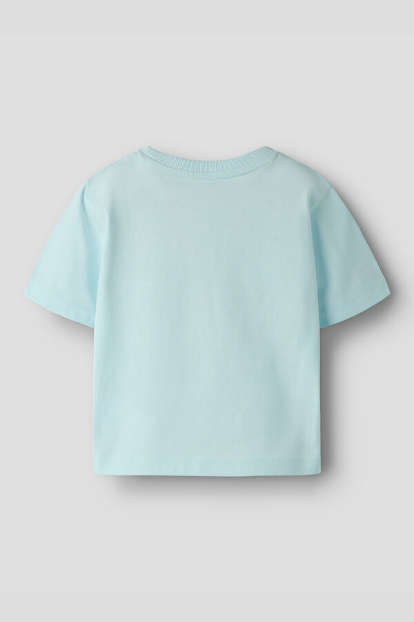 Name it Kurz&auml;rmeliges M&auml;dchen-T-Shirt Blau