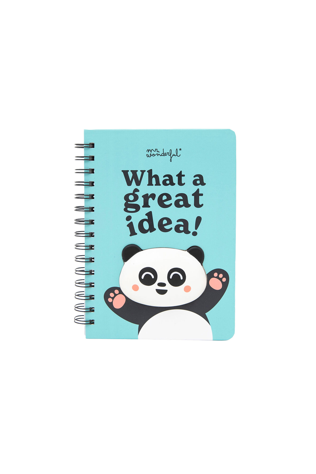 Mr. Wonderful Libreta A5 3D squishy panda - What a great idea!