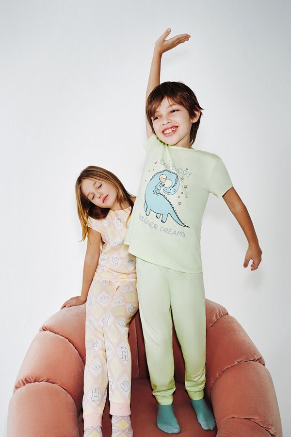 Penti Pack 2 pijamas infantiles perros rosa