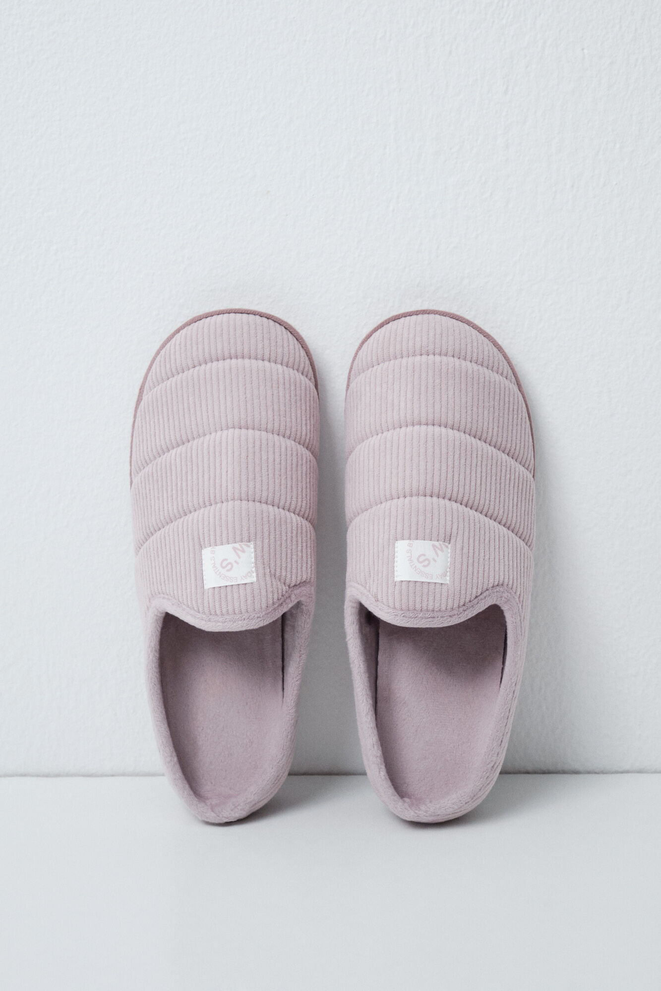 Women'secret Zapatillas casa suela acolchada rosa