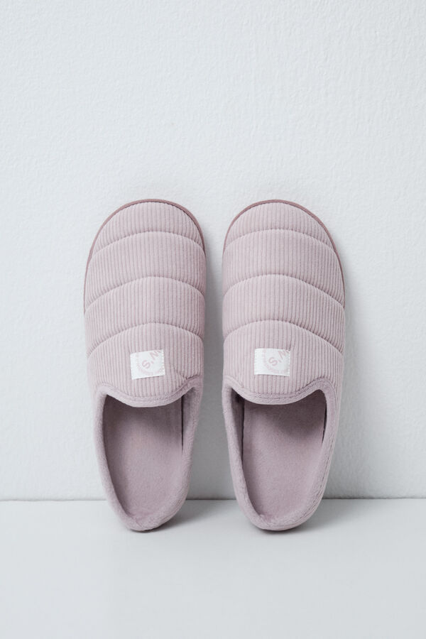 Women'secret Pink padded sole slippers pink