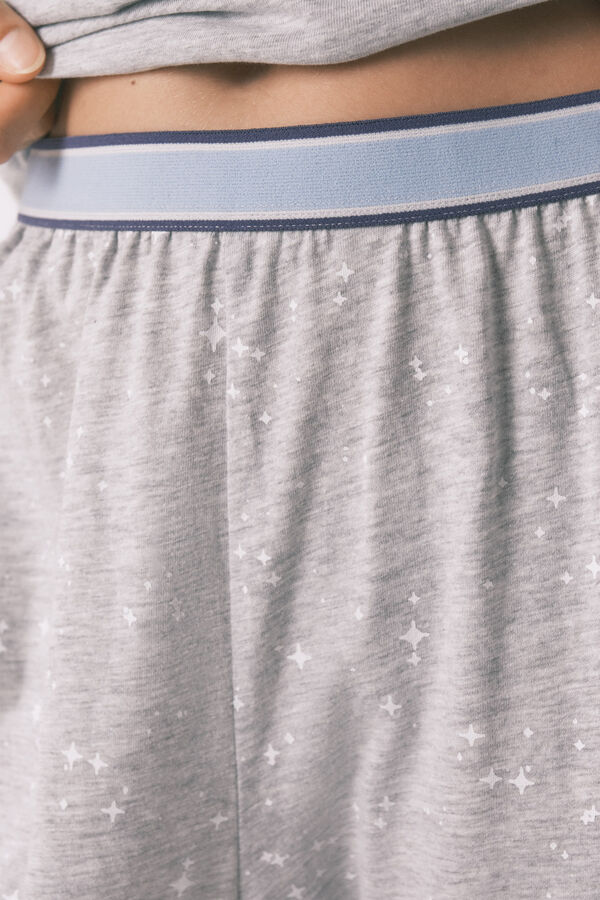 Women'secret Pyjama long en coton gris Hedwige gris