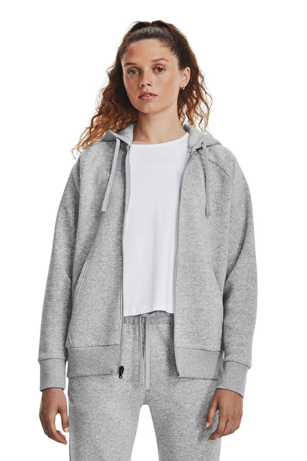 Under Armour Sweatshirt polar UA Rival capuz cinzento