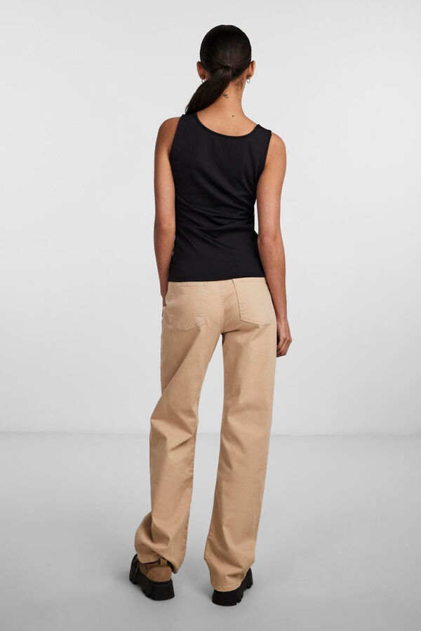 Pieces reversible basic bodysuit noir