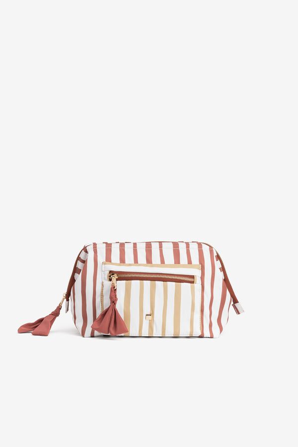 Vilanova Bolsa de cosm&eacute;ticos de nylon naranja