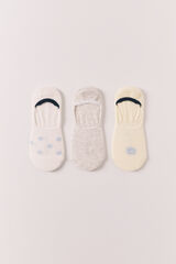 Women'secret Varied print no-show socks 3-pack printed