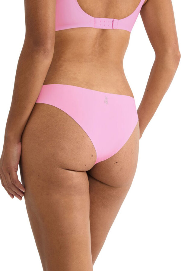Sloggi Braga tanga microfibra sin costuras rosa