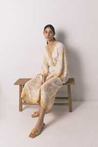 Women'secret Kaftan haljina sa cvetnim žakard dezenom