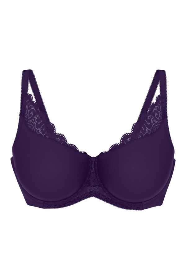 Triumph Sujetador reductor Amourette morado/lila