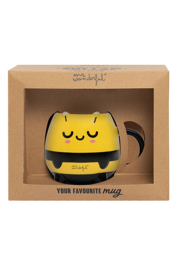 Mr. Wonderful Taza 3D - Abeja estampado
