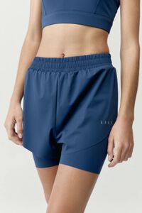 Born Living Yoga Marineblaue Sport-Shorts BIKILA