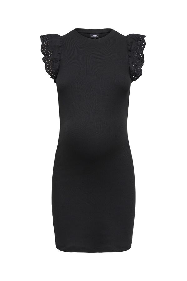 Only Maternity Short maternity dress black