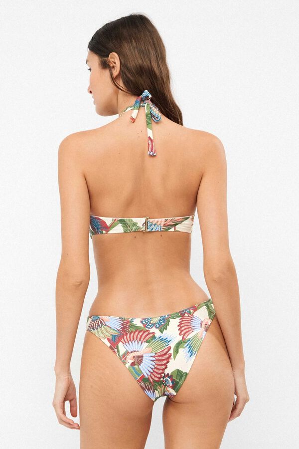 Gisela Braga bikini corte en V blanco