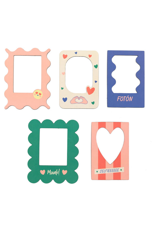 Mr. Wonderful Magnetic photo frames for two lovers Print